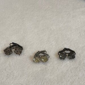 Sabika Elegant Crystal Earrings Set